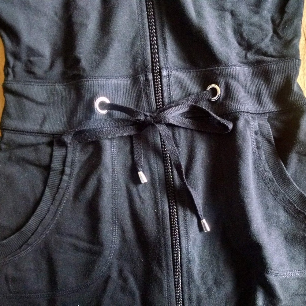 Short sleeve hooded sweat jacket size S - Picture 4 of 7